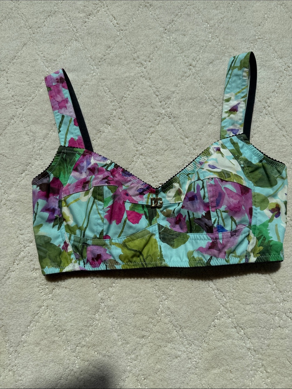 Dolce & Gabbana Corset Crop Top